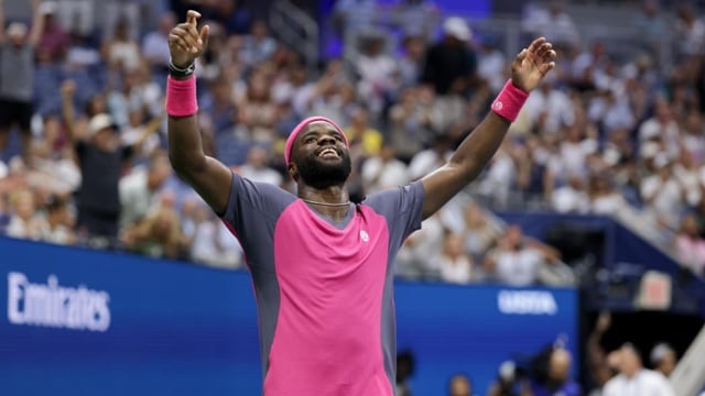 Frances Tiafoe makes epic comeback to defeat Alex Michelsen at the 2026 US Open QFs | Official Site of the 2026 US Open Tennis Championships - A USTA Event