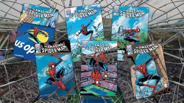 Spider-Man comes to the US Open in newest Marvel comic book