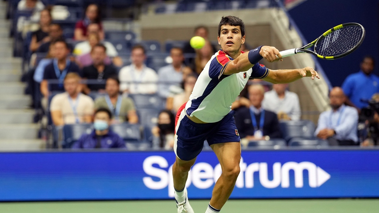 Photos Auger Aliassime Vs Alcaraz 2021 US Open Quarterfinals 
