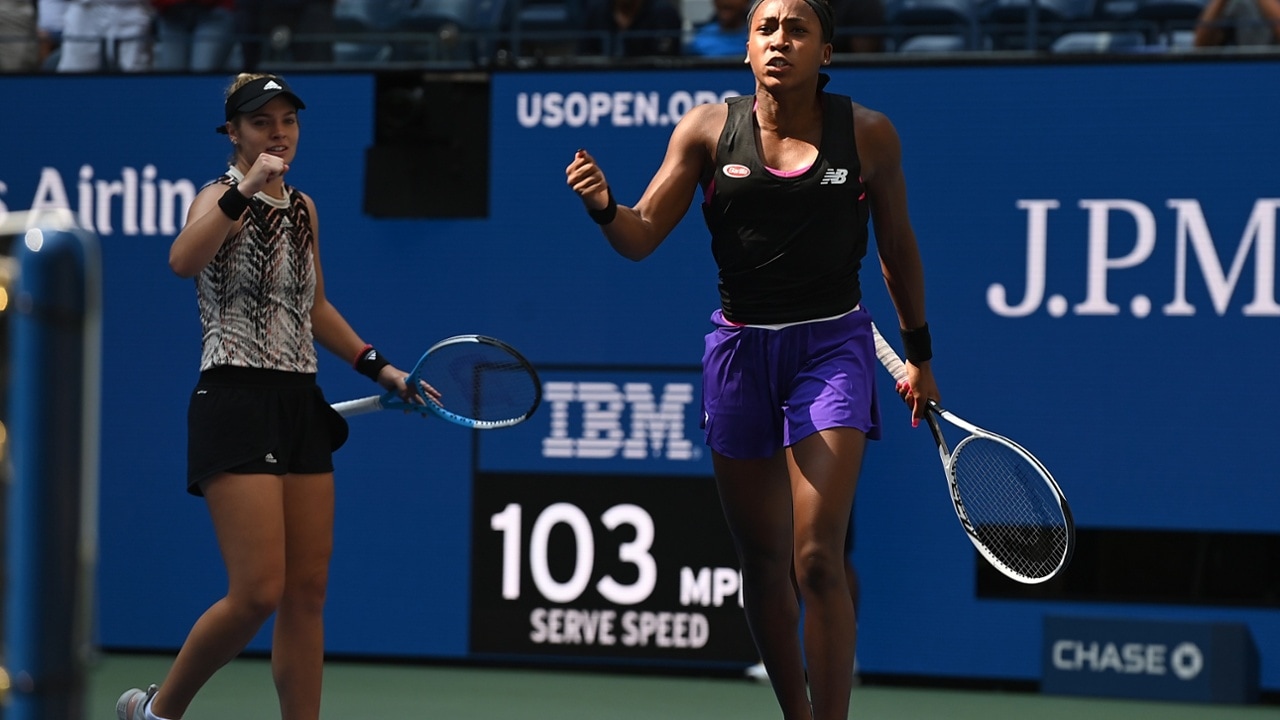Photos StosurZhang vs. GauffMcNally, 2021 US Open women's doubles final Official Site of
