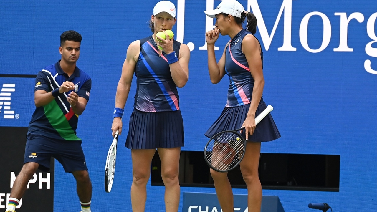 Photos StosurZhang vs. GauffMcNally, 2021 US Open women's doubles final Official Site of