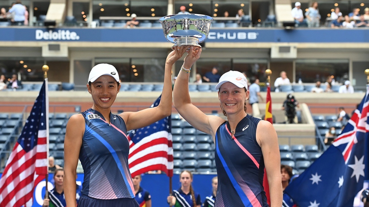 Photos StosurZhang vs. GauffMcNally, 2021 US Open women's doubles
