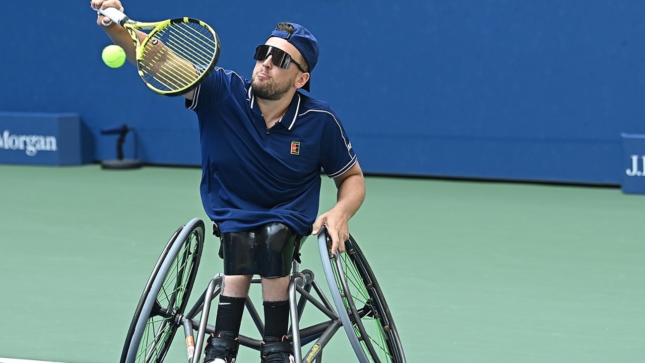 Photos Quad singles final in the 2021 US Open Wheelchair Competition