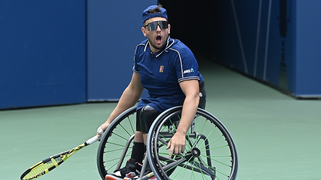 Photos Quad singles final in the 2021 US Open Wheelchair Competition