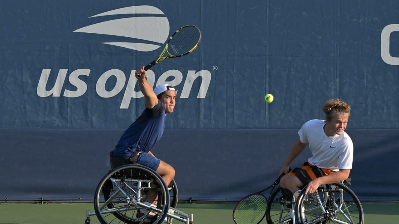 Photos Junior wheelchair singles and doubles semifinals at the 2022 US