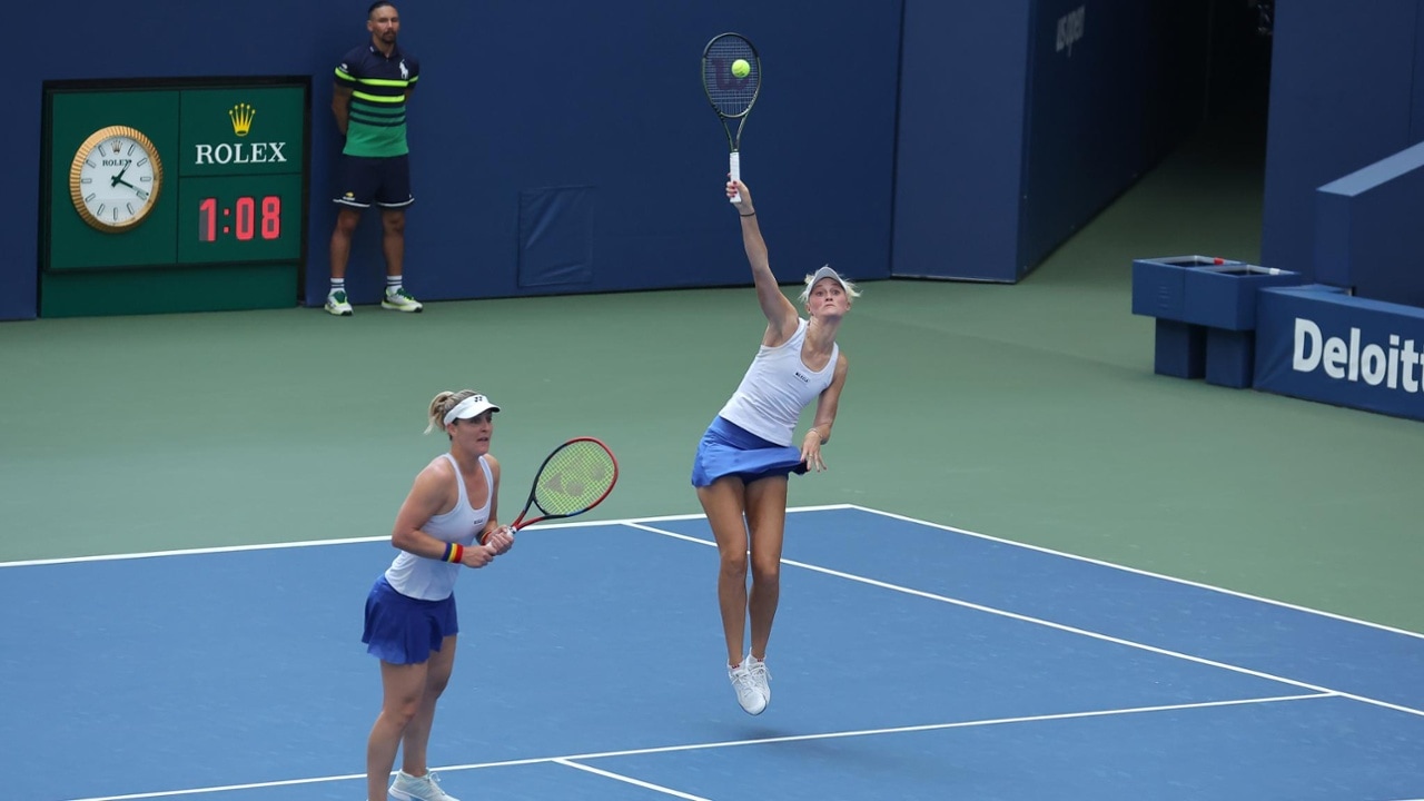Best photos of women's doubles semifinals at the 2023 US Open