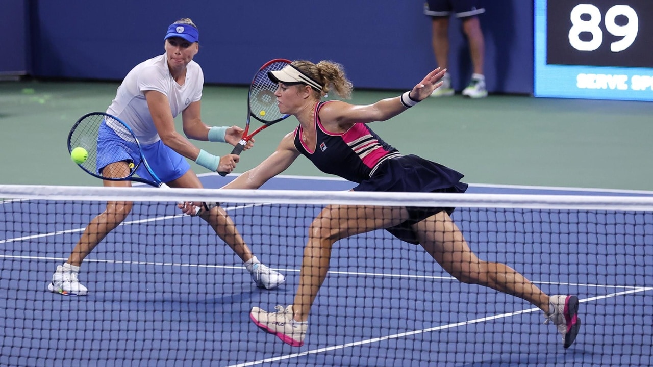 Best photos of women's doubles semifinals at the 2023 US Open
