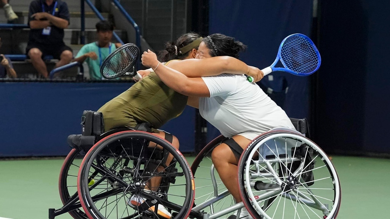 De Groot/Zhu vs. Li/Wang, 2025 US Open, women's wheelchair doubles