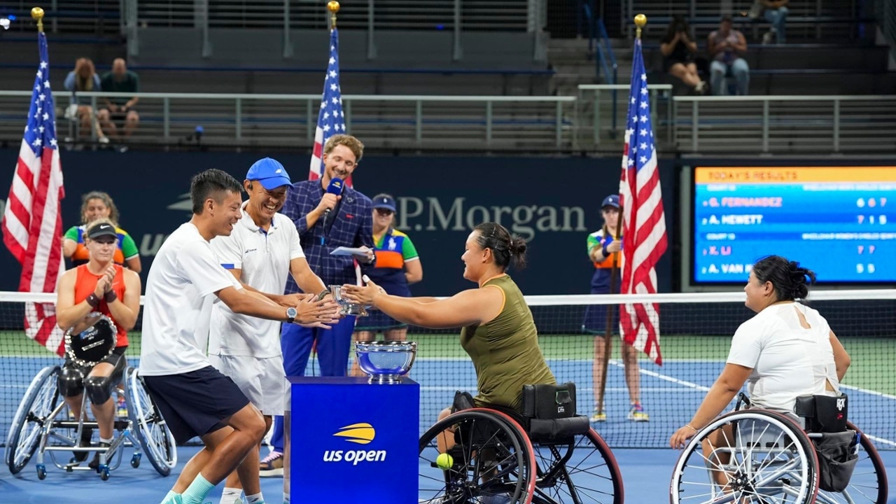 De Groot/Zhu vs. Li/Wang, 2025 US Open, women's wheelchair doubles