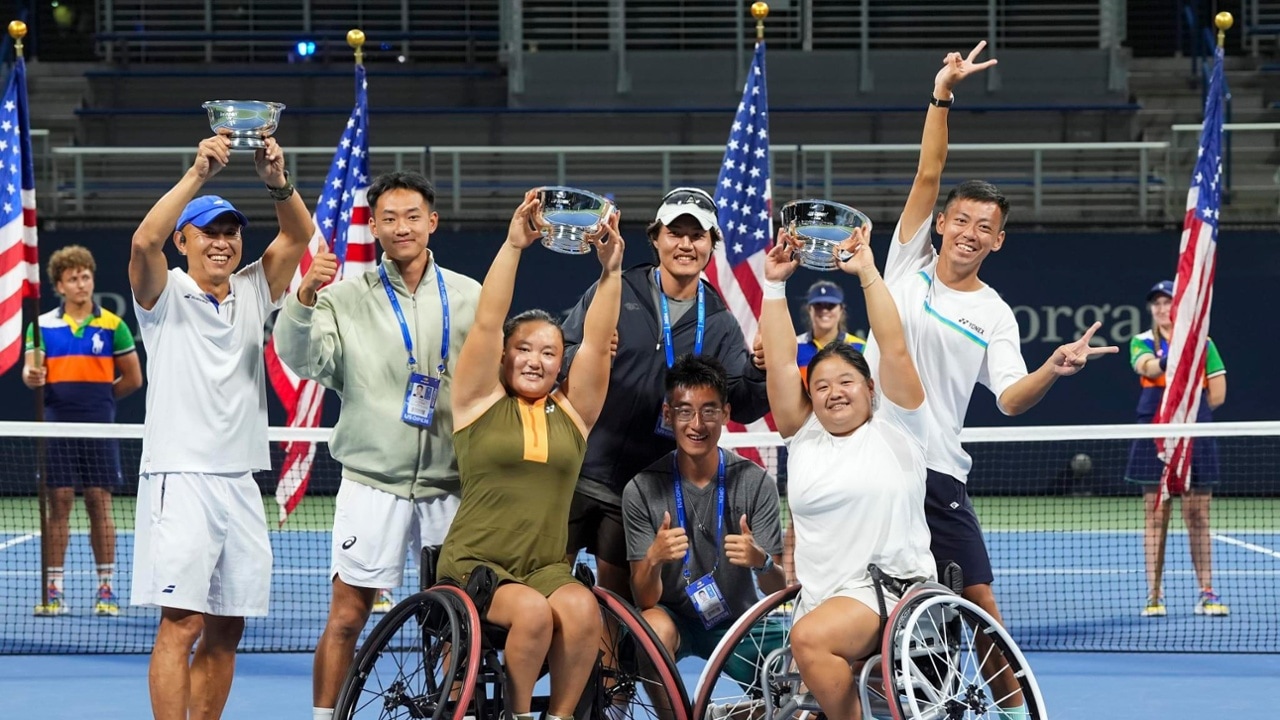 De Groot/Zhu vs. Li/Wang, 2025 US Open, women's wheelchair doubles