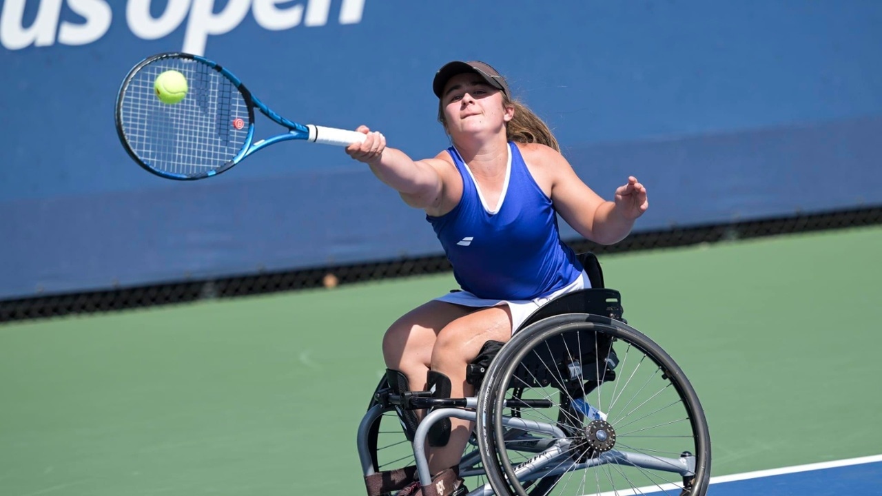 Sabina Czauz vs. Luna Gryp, 2025 US Open Wheelchair Girls' Singles
