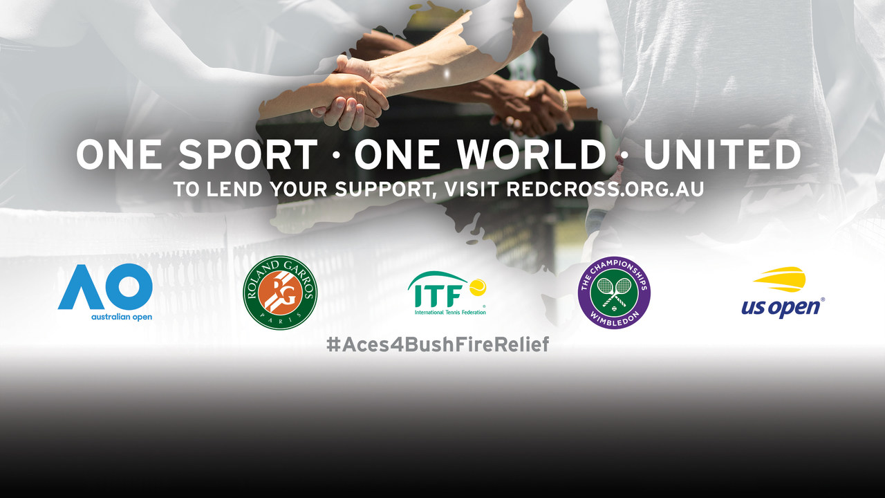 Photos Stars come out for Australian Open Rally for Relief Official