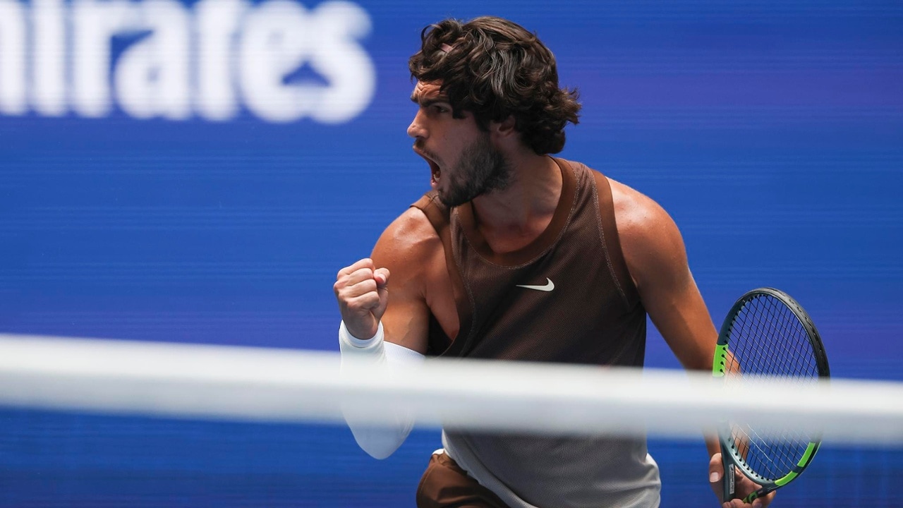 Defending champ Carlos Alcaraz wins comeback match at 2026 US Open | Official Site of the 2026 US Open Tennis Championships - A USTA Event