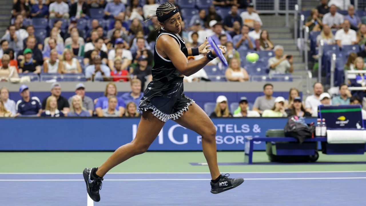 Naomi Osaka in action during a Women's Singles match on Day Two of the 2026 US Open at USTA Billie Jean King National Tennis Center on Monday, August 31, 2026 in Flushing, NY. (Photo by Simon Bruty/USTA)