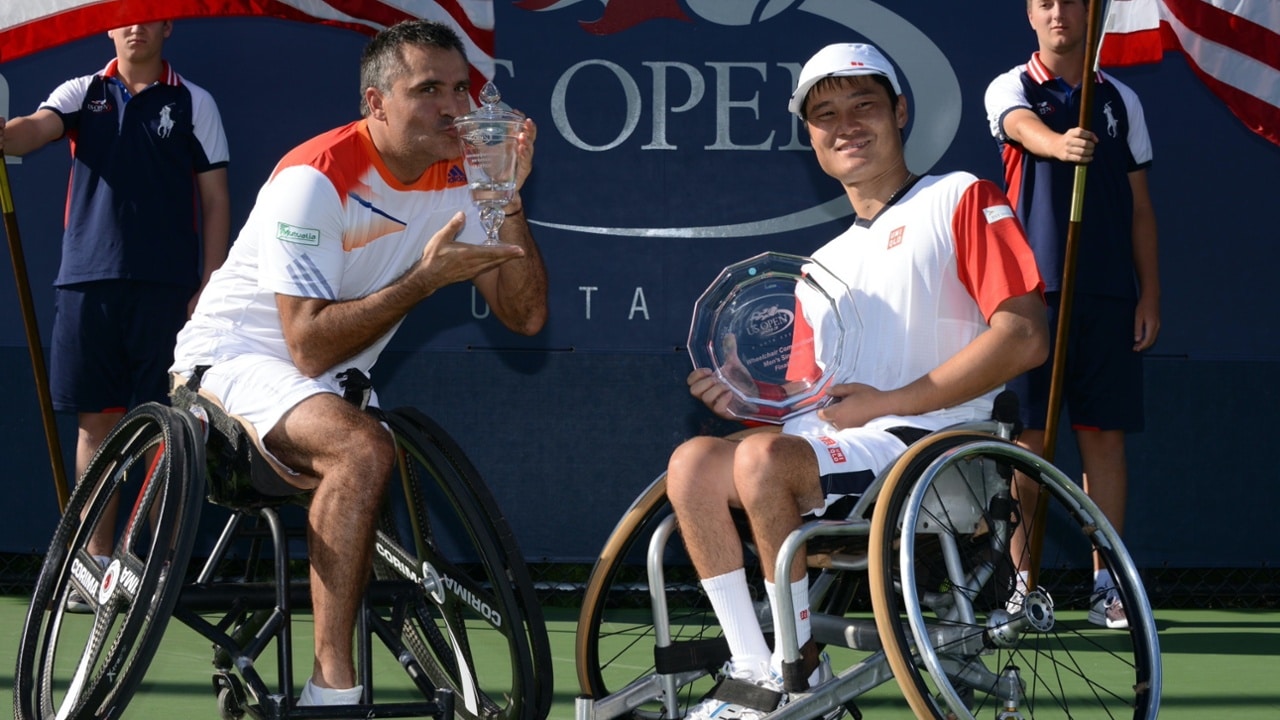 Photos Shingo Kunieda through the years at the US Open